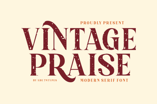 Vintage Praise Font